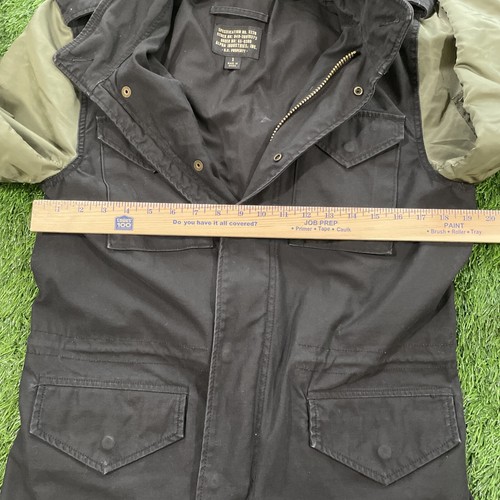 Giacca da campo Alpha Industries piccola verde bicolore 849-38919372 tasche cargo - Foto 3 di 11