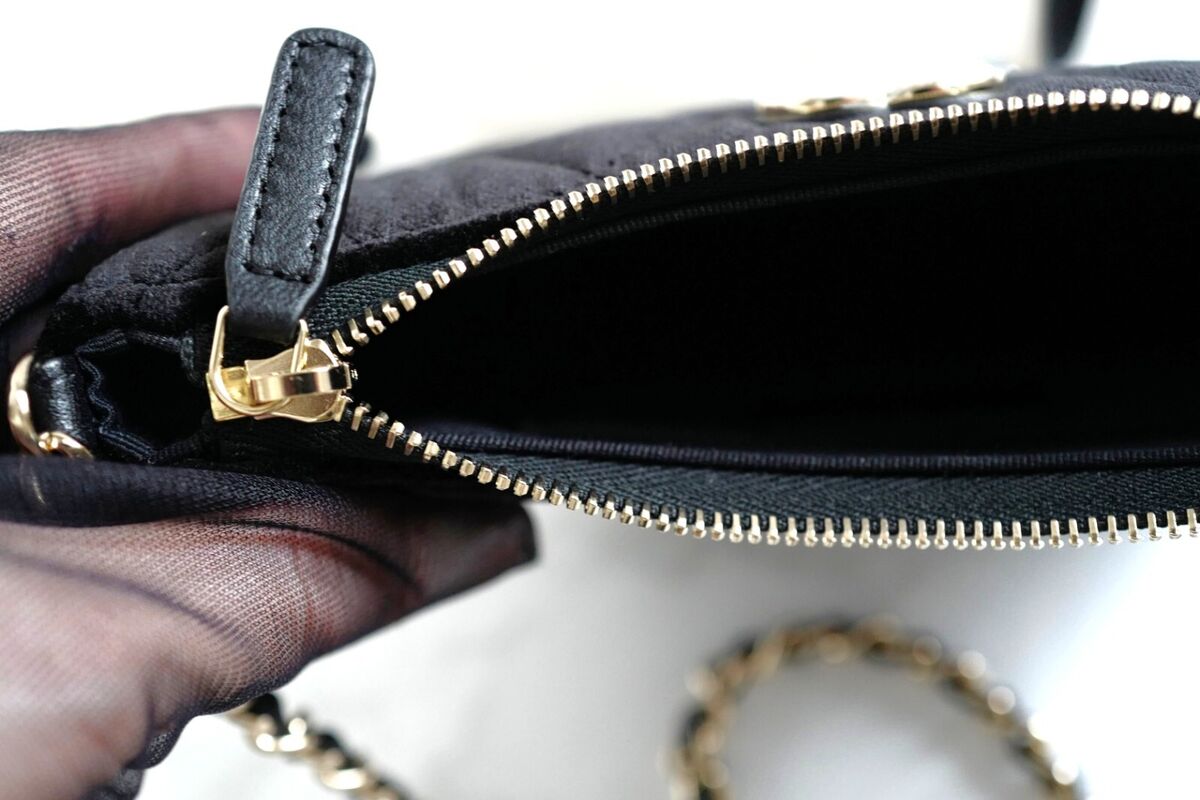 BNIB Chanel Half Moon Bag in Suede/Velvet with Crystal CC BNIB Chanel Half Moon Bag in Suede/Velvet with Crystal CC
