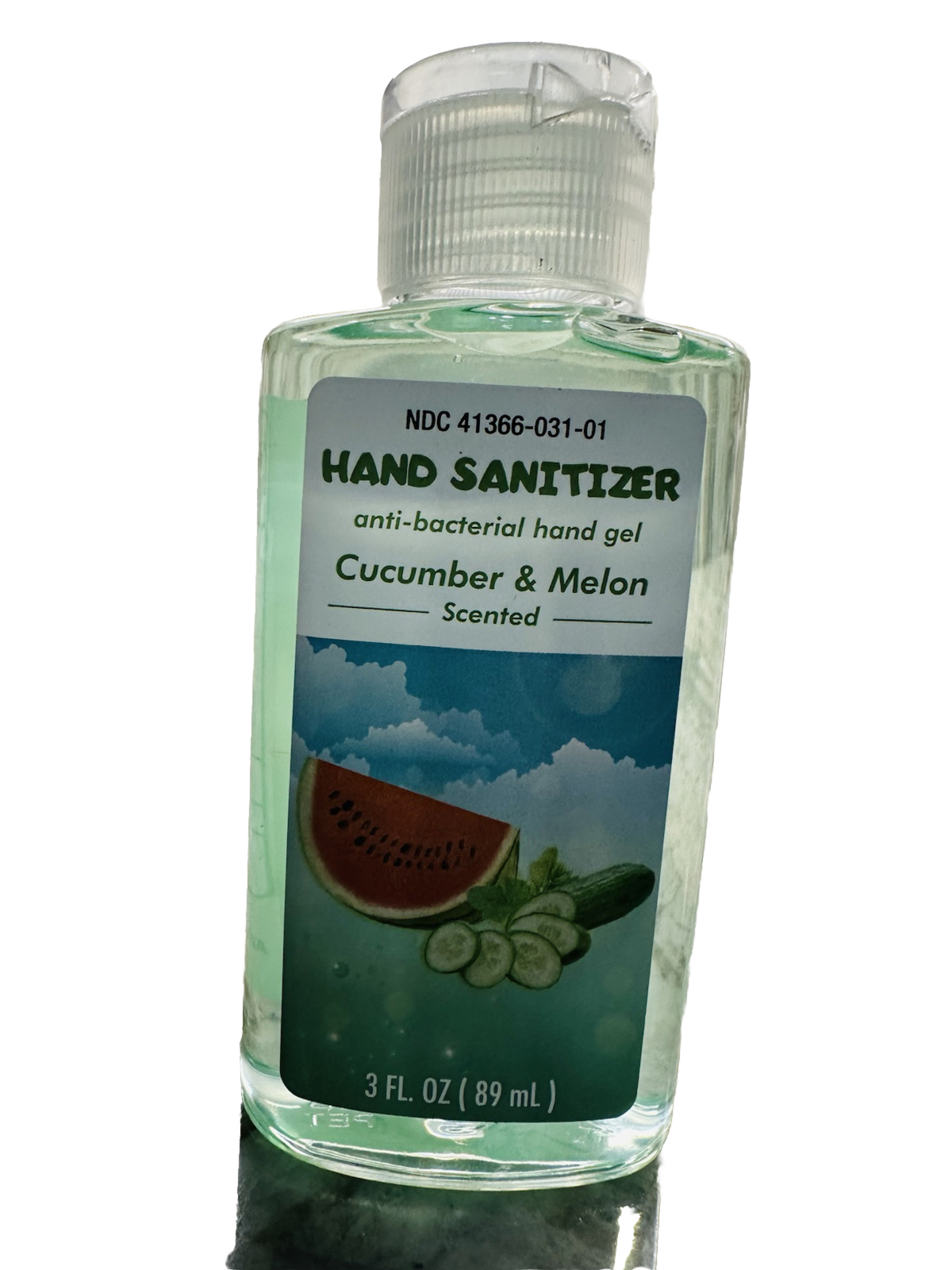 Cucumber & Melon Scented Hand Sanitizer With a Holder 3 Oz for 