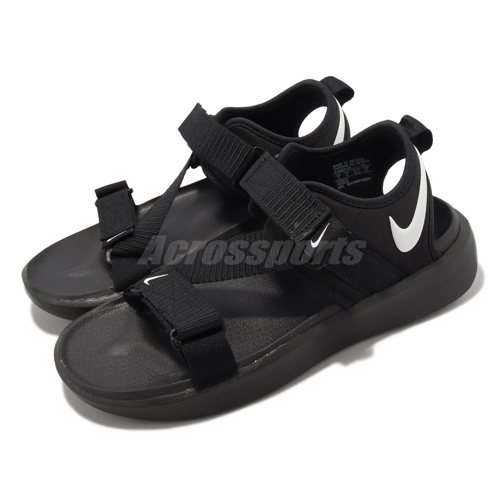 Nike Vista Sandals Black White Unisex Casual Strap DJ6605-001