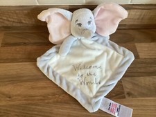 MATALAN DISNEY DUMBO 'WELCOME TO THE WORLD' COMFORTER SOFT TOY PLUSH BLANKIE