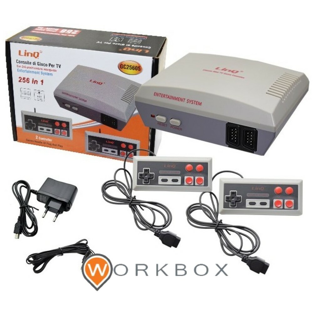 Console Retro Game GC25605 per Bambini e Adulti - 256 Giochi Inclusi
