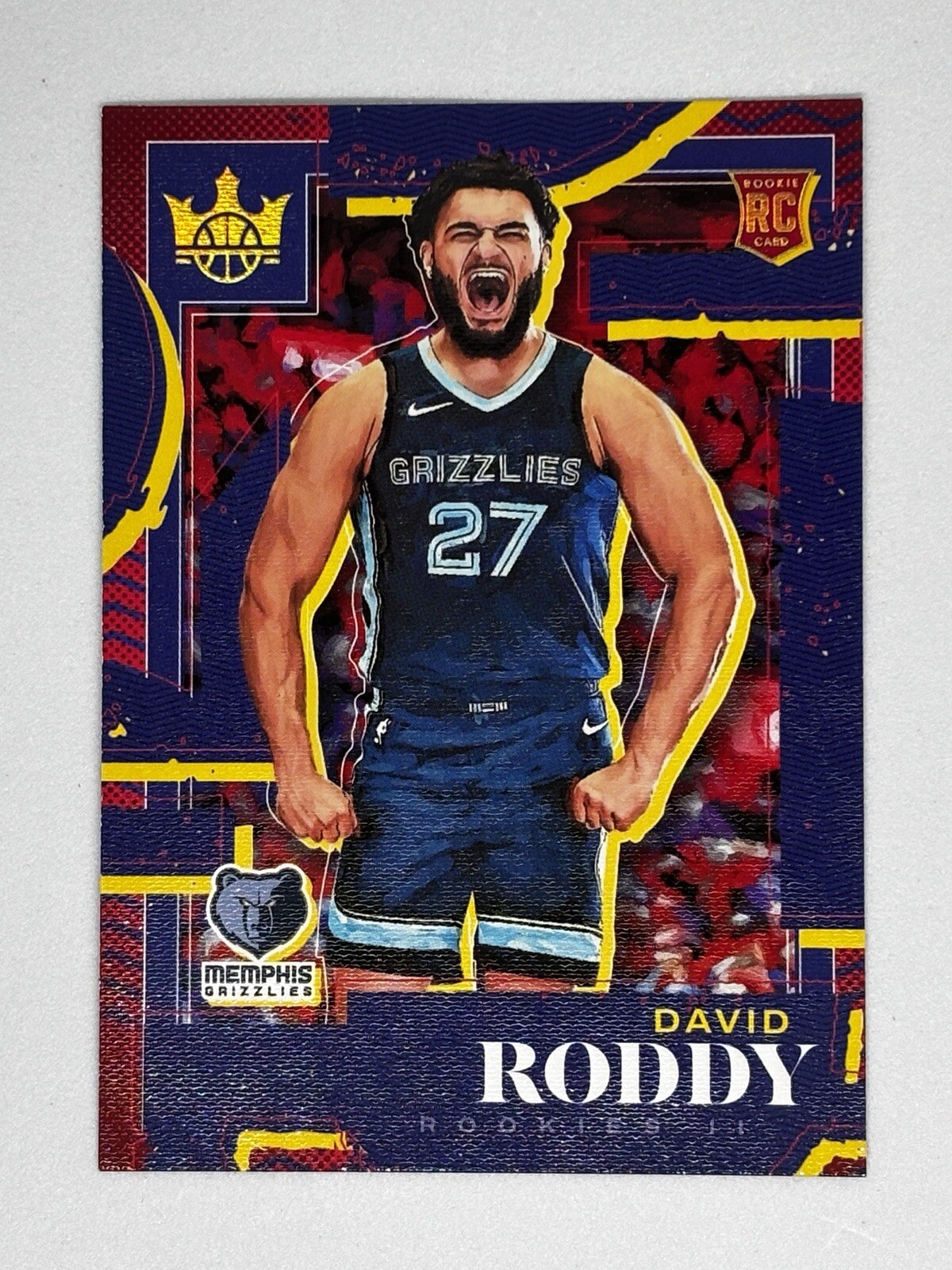 2022-23 Panini Court Kings - David Roddy #131 Level II 2 RC - Grizzlies