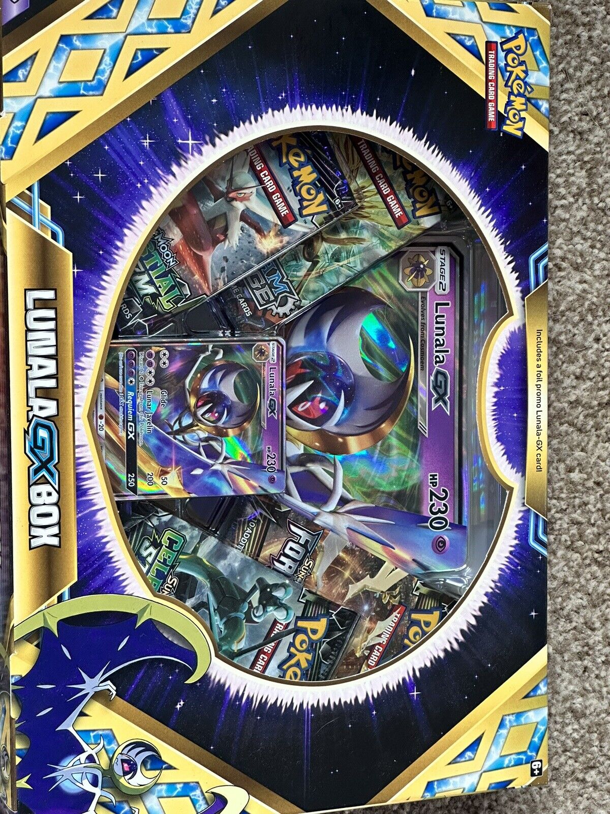 Lunala GX Metal Pokemon Card – AcademGames