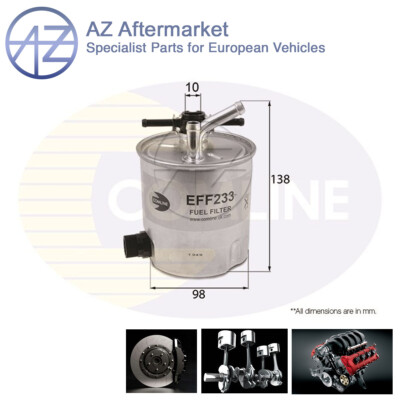 Fits Nissan X-Trail 2005-2013 Cabstar 2006-2013 Patrol 1997-2010 AZ Fuel Filter