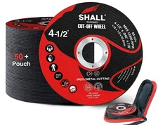 SHALL 50-Pack Cut Off Wheels 4 1/2 x 7/8 Inch`Angle Grinder Fast Cutting Disc US