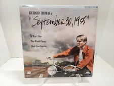Septemer 30, 1955 Laserdisc LD Nice Shape NOT DVD
