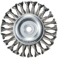 6" Inch Knot Wire Wheel Brush for Angle Grinder 5/8-11" Arbor - PACK OF 4