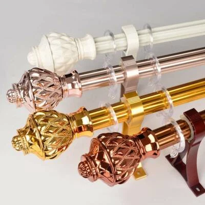 Customized Length Single Rods Or Double Rods Curtain Rod 28mm