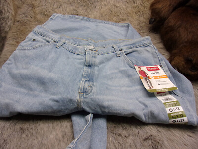 Wrangler Flex Regular Fit Men s Jeans Blue 5 Star Premium Denim Size 40 x 32 NWT