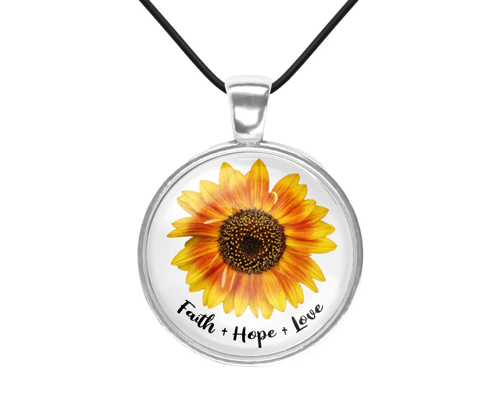 Glass Tibetan Silver Handcrafted Necklaces & Pendants