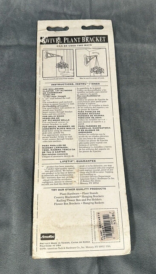 Soporte para plantas giratorio Amertac 180 grados negro 10 pulgadas plantas de jardín NUEVO Foto 2 de 2