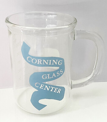 CORNING GLASS CENTER 400 mL Measuring Cup / Beaker w Handle Lab Kitchen Pyrex