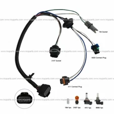 Wire Harness for High & Low Beam & Corner & Marker Light FIt Volvo VNL Headlight