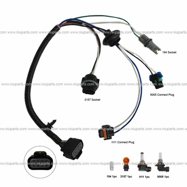 Wire Harness for High & Low Beam & Corner & Marker Light FIt Volvo VNL Headlight eBay