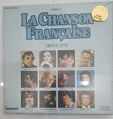 LP 3 La Chanson Francaise Since 1970 Vol. 3 Versiegelt