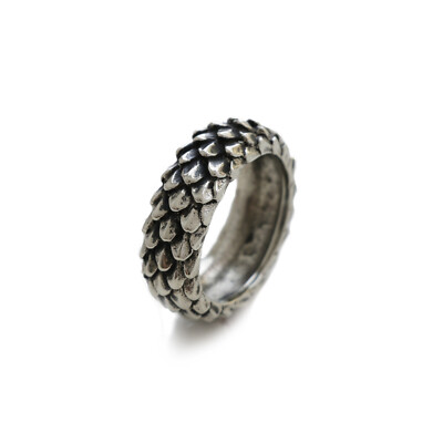 Dragon scales ring sterling silver snake jewelry celtic ouroboros wrap  around