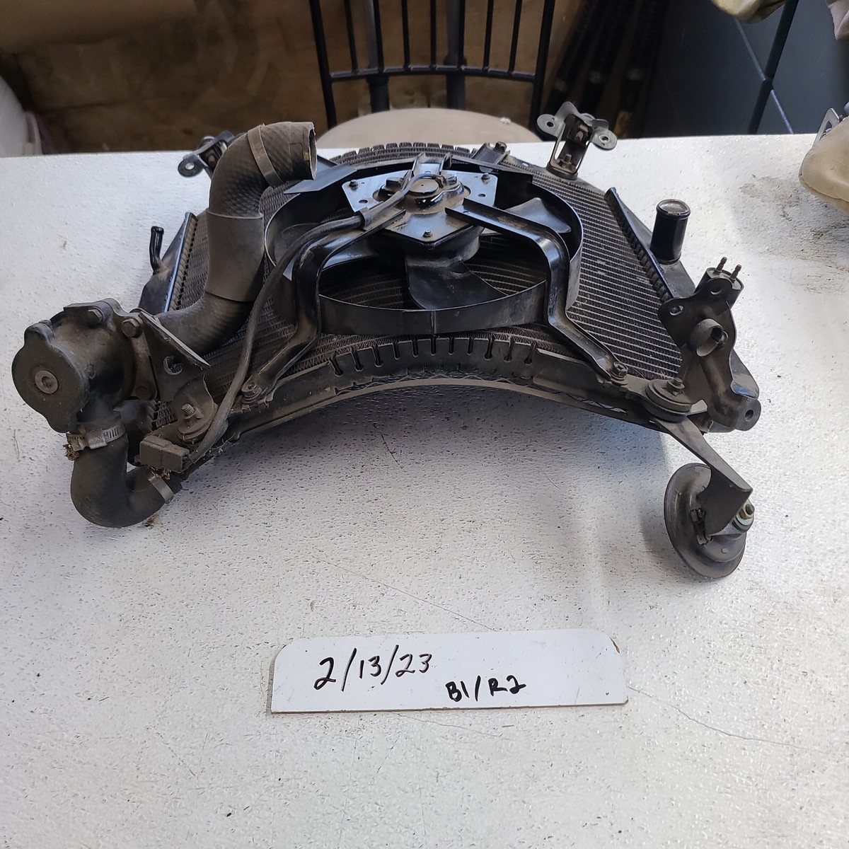 1999 99 KAWASAKI ZX 900 ZX9 RADIATOR & COOLING FAN | eBay