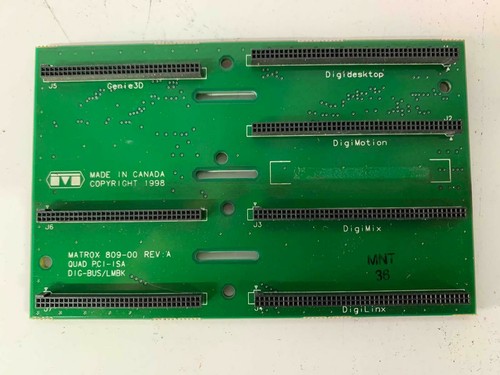 MATROX Movie-2 620-01 REV:A Triple PCI-ISA DIG-BUS/LMBK BMB Module - Picture 2 of 2