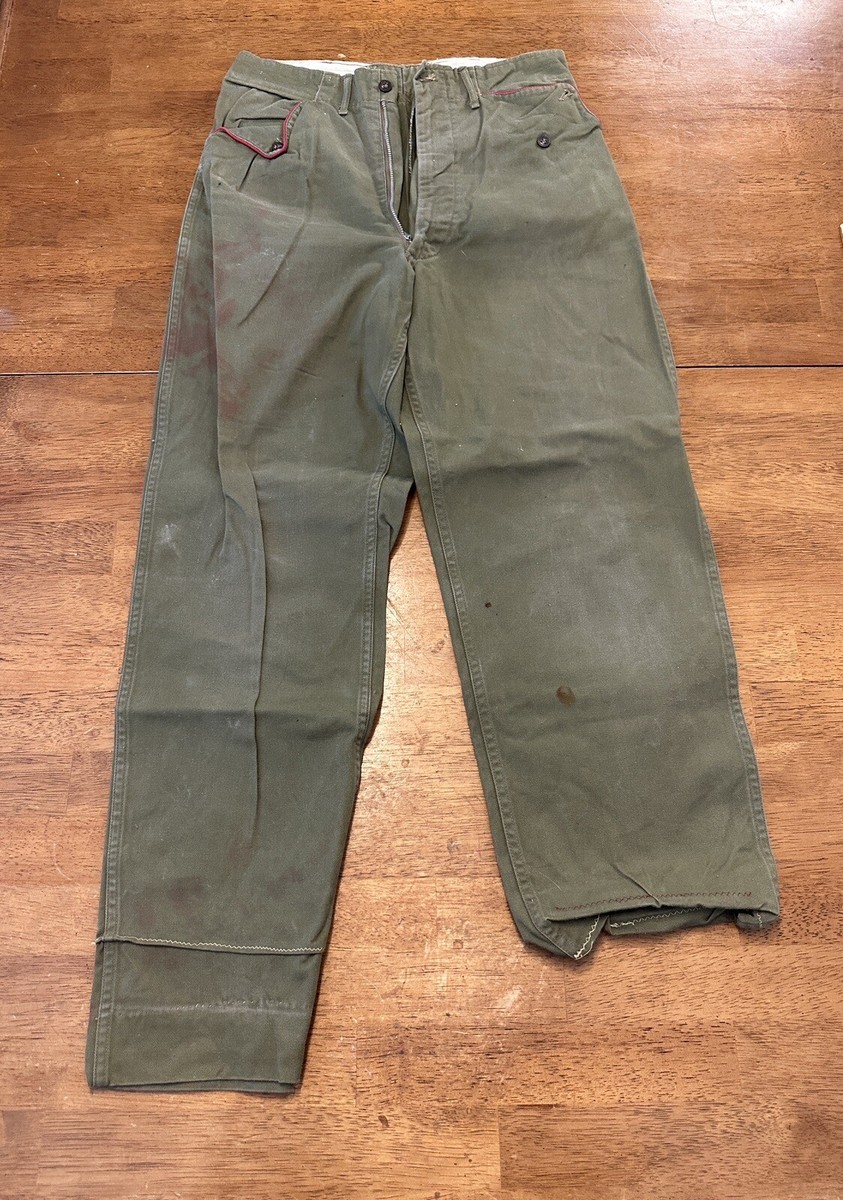 60s-70s usa製 TALON zip BOYSCOUTS pant Vintage 60s 70s Boy Scouts Pants 26 Talon Zipper Broken