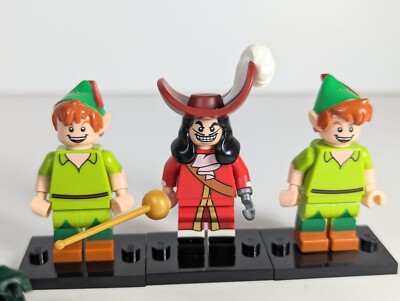 LEGO Peter Pan / Captain Hook Minifigure Disney Series 1 71012 Lot