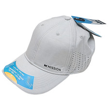 Mission Cooling Adjustable Vented Performance Hat Alloy Heather 109525 KS1-2021