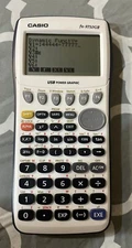 Casio FX-9750GII Graphing Calculator - White