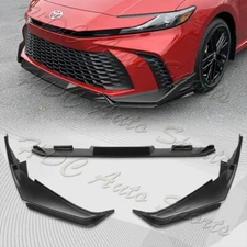 For 2025-2026 Toyota Camry SE XSE Matt Black Front Bumper Lip Spoiler Splitter