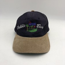 Vintage Pebble Beach the Open Hat Adjustable Cap Hat by KC.
