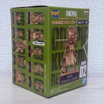 コミック・アニメ ONE PIECE Roronoa Zoro WCF KMMT-02 ONE PIECE ZORO WCF Kumamoto Revival Project GOLD Statue Figure