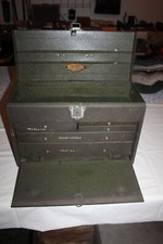 Caja de herramientas de maquinista vintage S-K Tools Sherman-Klove Co.