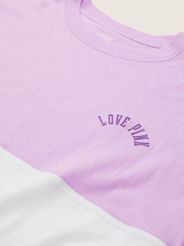 Victoria's Secret Pink Varsity Short Sleeve Crew Tee (CHOOSE YOUR COLOR) - Picture 60 of 66