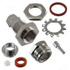 Amphenol RF Connector 31-207 BNC Bulkhead Clamp Jack RG59/62/71/140/210 50  USA