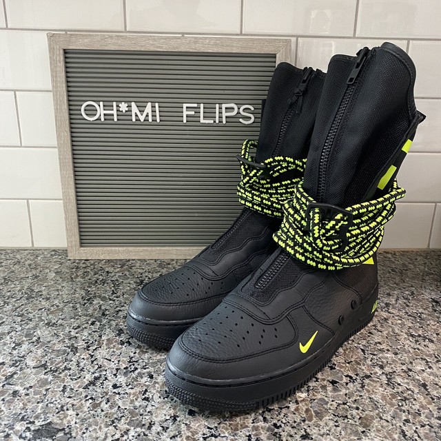 sf air force 1 high black volt