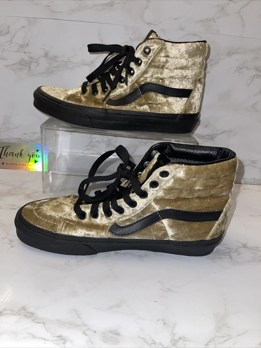 vans sk8 hi mens gold