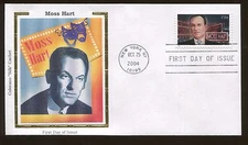 Colorano Silk Cachet Theater Director Moss Hart First Day Covers #3882