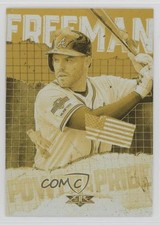 2020 Topps Fire Power and Pride Gold Minted Freddie Freeman #PP-14 2oe