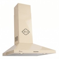 Gurari GCH C 147 BG 6 N+Umluft, Dunstabzugshaube 60 Cm 1000M³/H Wandhaube Creme