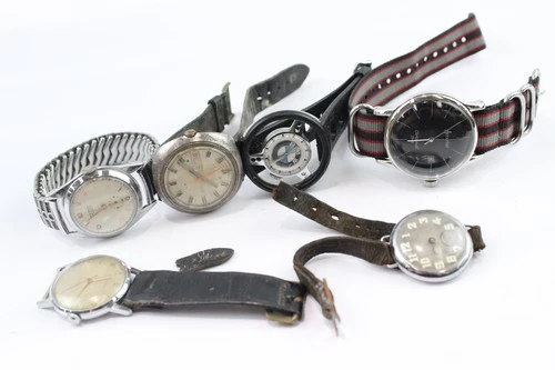 Vintage Mechanical Watches Accurist Timex SPARES/REPAIRS x 6