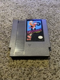 Excitebike NES Video Game Cartridge Vintage Nintendo Sports