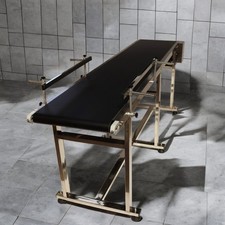 82.6Lx15.7W PVC Belt Conveyor with 2 Guardrai...