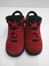 Nike Air Jordan 6 Retro Shoes Toddler Size 8C Red Black Toro Bravo DV3606-600