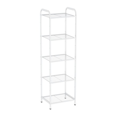 Storage Rack with Shelf,Industrial Style Extendable Plant Stand, Standing She...
