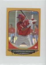 2013 Bowman Chrome Minis Gold Refractor 42/50 Socrates Brito #89 fm0