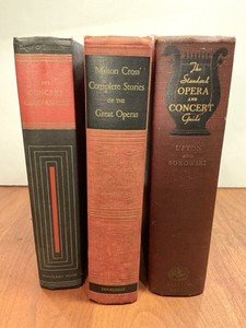 VINTAGE CONCERT, OPERA BOOKS