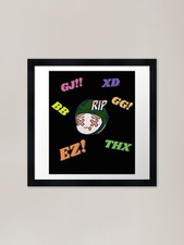 Online game shortcuts Framed Art Pr Framed Wall Art Poster Canvas Print Picture