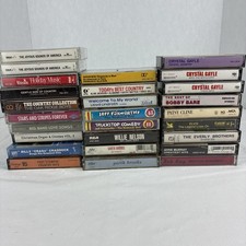 Lot of 27 Country Cassette Tapes Garth Brooks Patsy Cline Willie Nelson Elvis