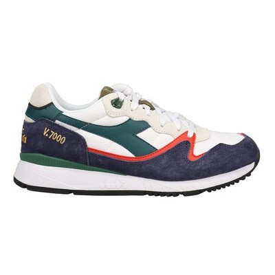 diadora V7000 Navy Lace Up  Mens Blue Sneakers Casual Shoes 179256-C0619