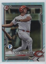 2021 Bowman 1st Edition Sky Blue Foil Tyler Callihan #BFE-91 3x7