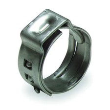 Oetiker 16700031-100 Single-Ear Clamp, Ss, 1 1/64"Max Od, Pk100